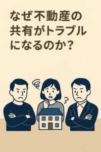 なぜ不動産の共有がトラブルになるのか？おすすめしない理由を不動産鑑定士が解説